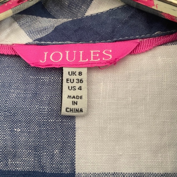 Joules Alisandra Linen Shirt Dress US Size 4 2018 - Picture 3 of 3